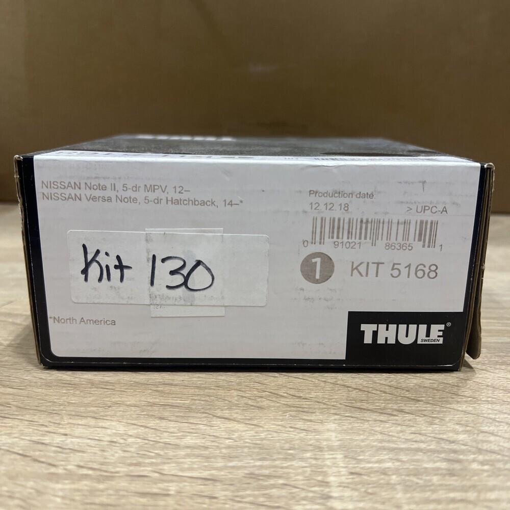Thule 5168 Roof Rack Fit Kit Black For Nissan Micra 5-Door Hatchback KIT130